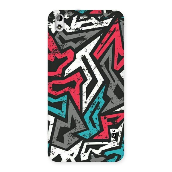 Rugged Strike Abstract Back Case for HTC Desire 816