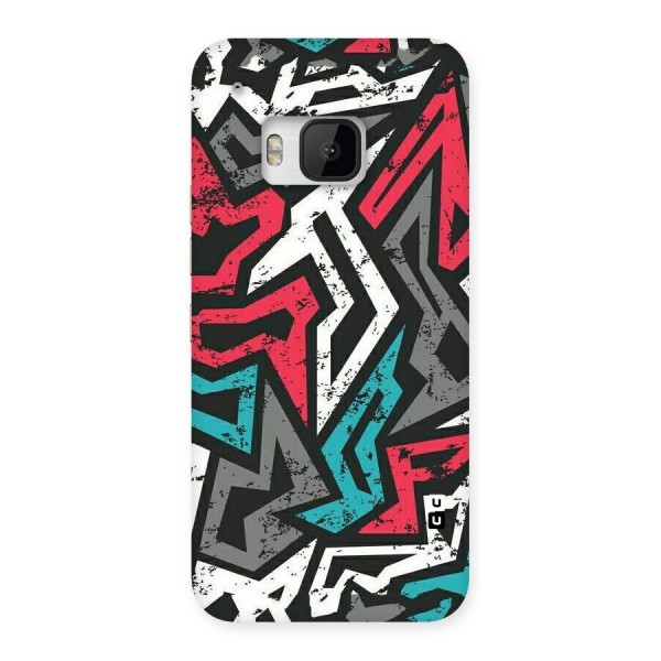 Rugged Strike Abstract Back Case for HTC One M9