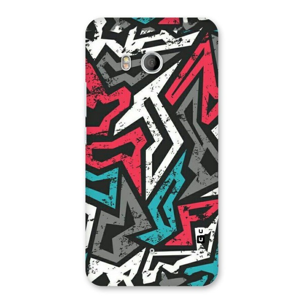 Rugged Strike Abstract Back Case for HTC U11