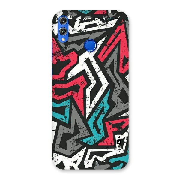 Rugged Strike Abstract Back Case for Honor 8X