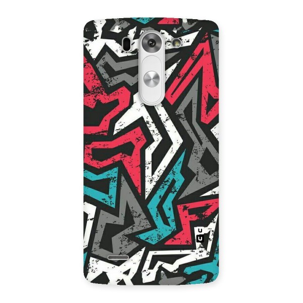 Rugged Strike Abstract Back Case for LG G3 Beat
