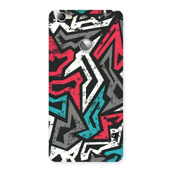 Rugged Strike Abstract Back Case for LeTV Le 1s
