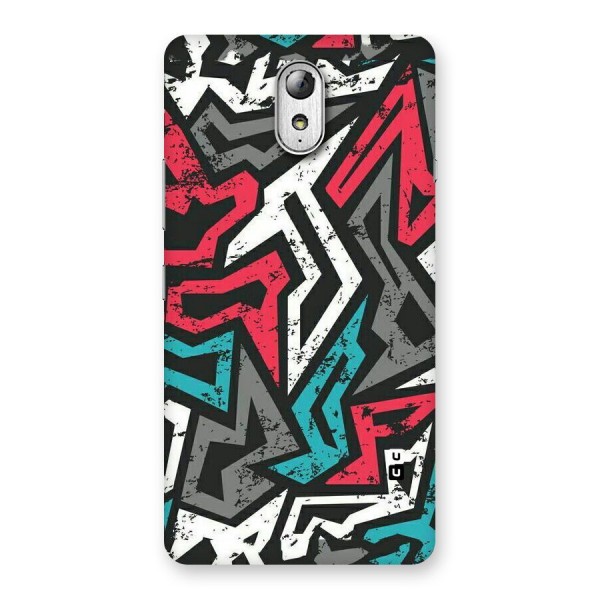 Rugged Strike Abstract Back Case for Lenovo Vibe P1M