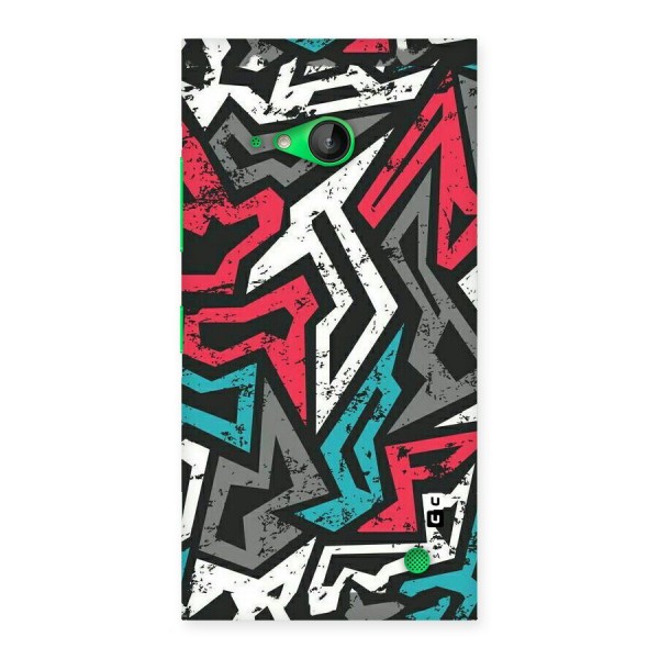 Rugged Strike Abstract Back Case for Lumia 730