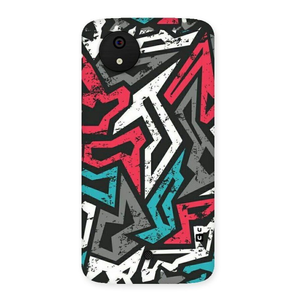 Rugged Strike Abstract Back Case for Micromax Canvas A1
