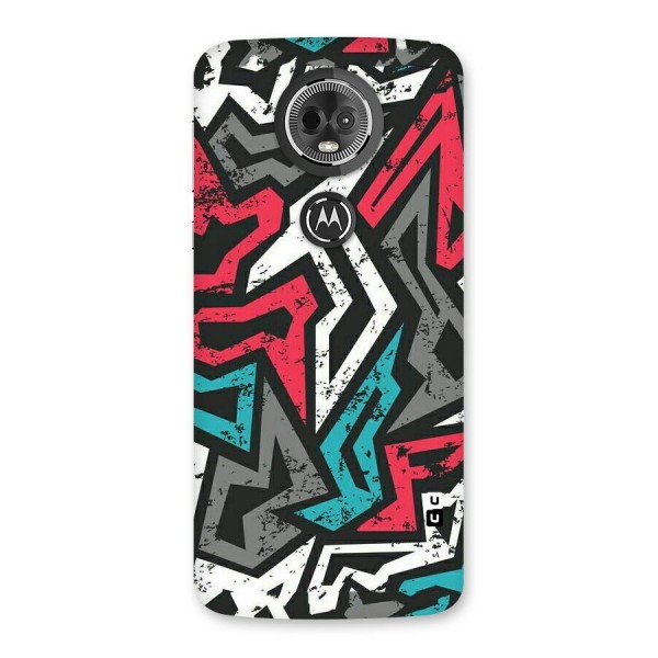 Rugged Strike Abstract Back Case for Moto E5 Plus