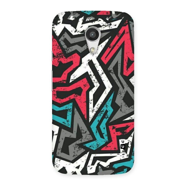 Rugged Strike Abstract Back Case for Moto G 2nd Gen