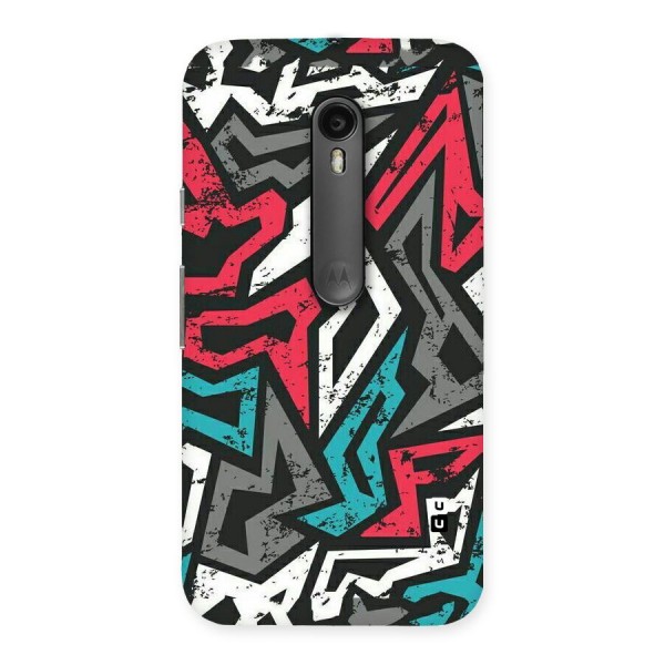 Rugged Strike Abstract Back Case for Moto G Turbo