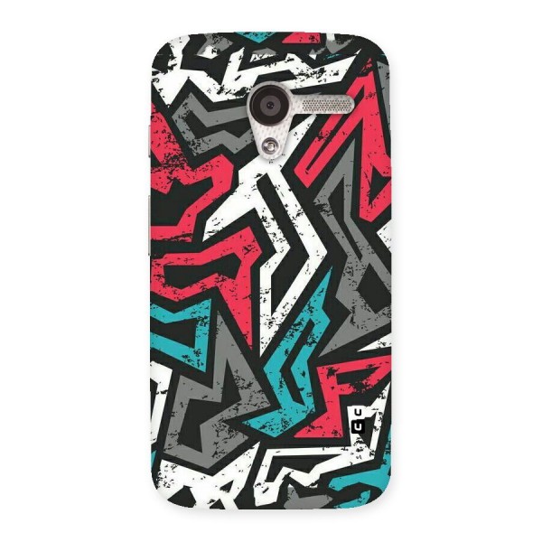 Rugged Strike Abstract Back Case for Moto X