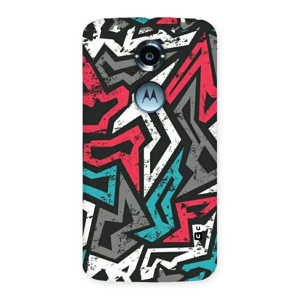 Rugged Strike Abstract Back Case for Moto X 2nd Gen