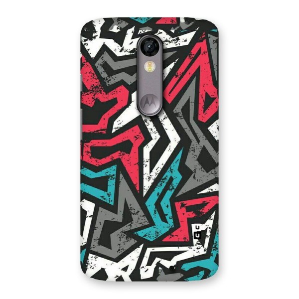 Rugged Strike Abstract Back Case for Moto X Force