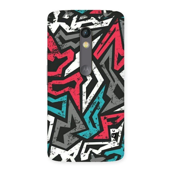 Rugged Strike Abstract Back Case for Moto X Play
