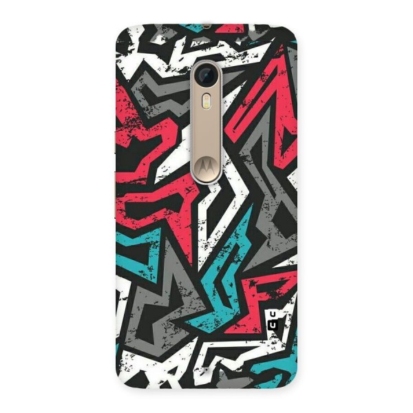 Rugged Strike Abstract Back Case for Motorola Moto X Style