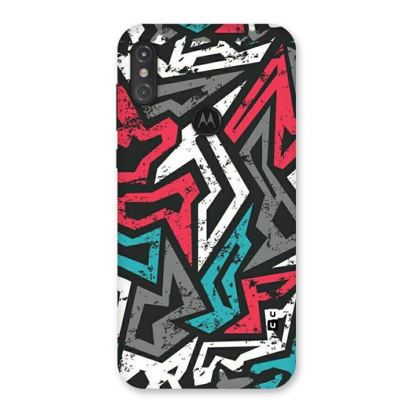 Rugged Strike Abstract Back Case for Motorola One Power