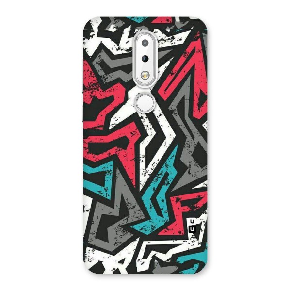 Rugged Strike Abstract Back Case for Nokia 6.1 Plus