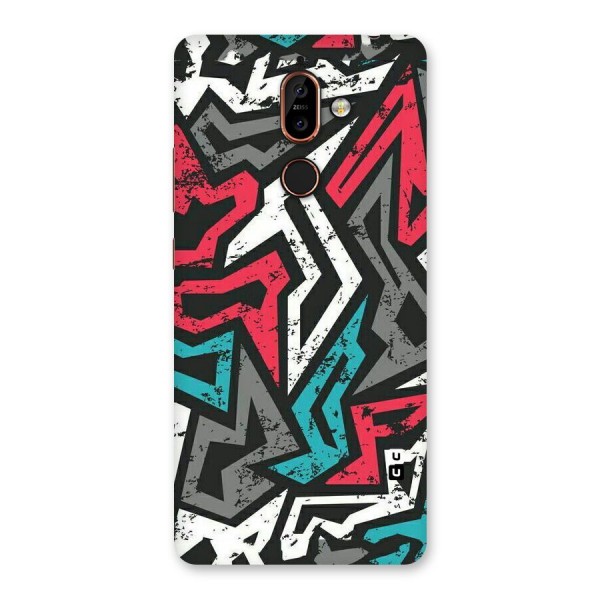 Rugged Strike Abstract Back Case for Nokia 7 Plus
