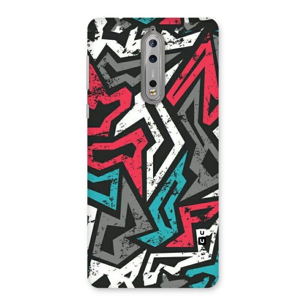 Rugged Strike Abstract Back Case for Nokia 8
