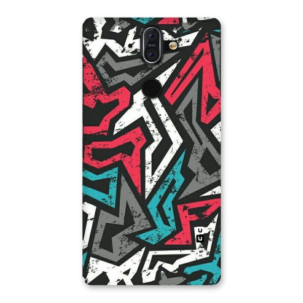 Rugged Strike Abstract Back Case for Nokia 8 Sirocco