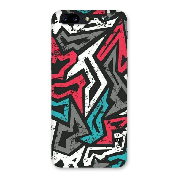Rugged Strike Abstract Back Case for OnePlus 5