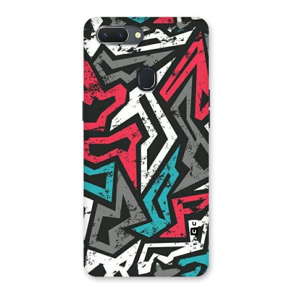 Rugged Strike Abstract Back Case for Oppo Realme 2