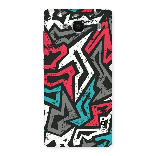 Rugged Strike Abstract Back Case for Redmi 2