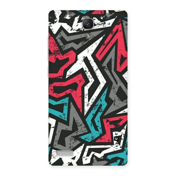 Rugged Strike Abstract Back Case for Redmi Note