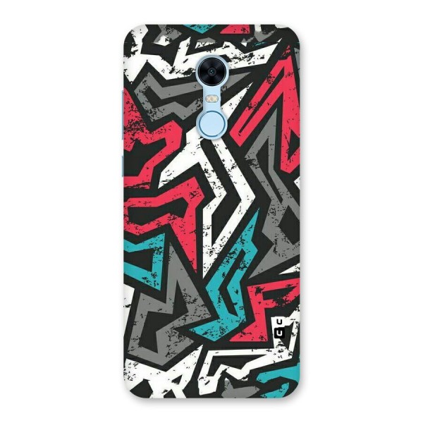 Rugged Strike Abstract Back Case for Redmi Note 5