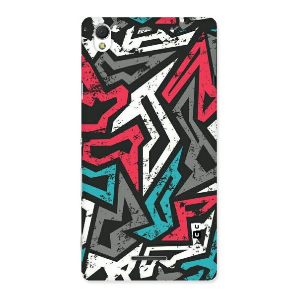Rugged Strike Abstract Back Case for Sony Xperia T3