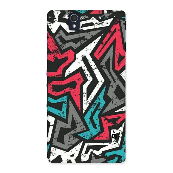 Rugged Strike Abstract Back Case for Sony Xperia Z