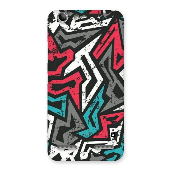 Rugged Strike Abstract Back Case for Vibe K5