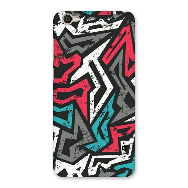 Rugged Strike Abstract Back Case for Vivo Y55