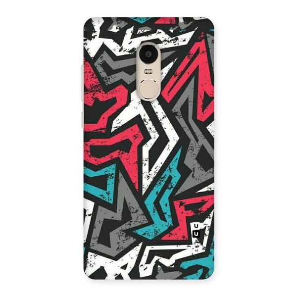 Rugged Strike Abstract Back Case for Xiaomi Redmi Note 4