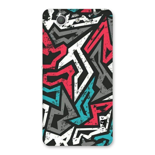 Rugged Strike Abstract Back Case for Xperia Z3 Compact