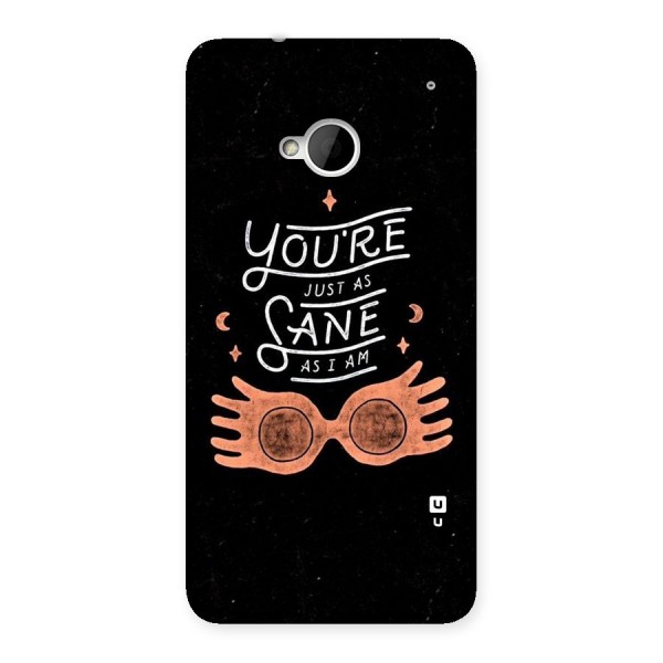 Sane As I Back Case for HTC One M7
