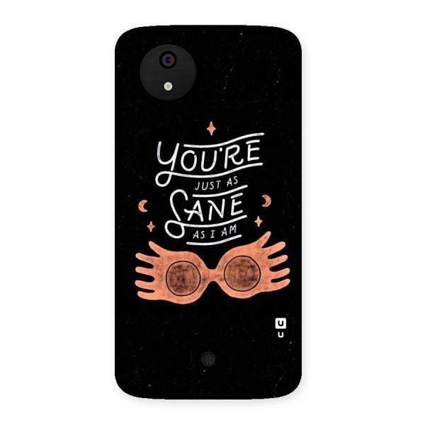 Sane As I Back Case for Micromax Canvas A1