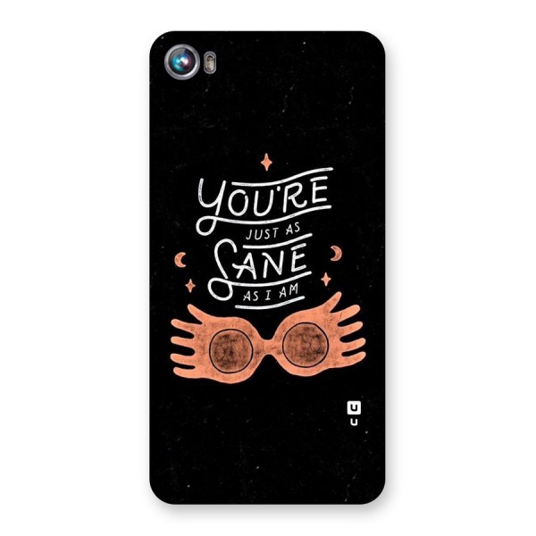 Sane As I Back Case for Micromax Canvas Fire 4 A107