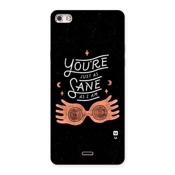 Sane As I Back Case for Micromax Canvas Silver 5