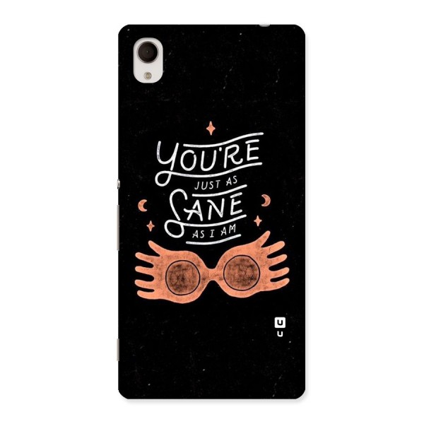 Sane As I Back Case for Sony Xperia M4