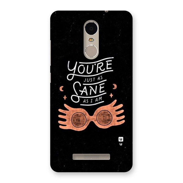 Sane As I Back Case for Xiaomi Redmi Note 3