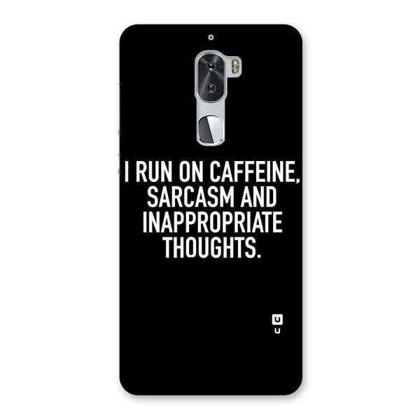 Sarcasm And Caffeine Back Case for Coolpad Cool 1