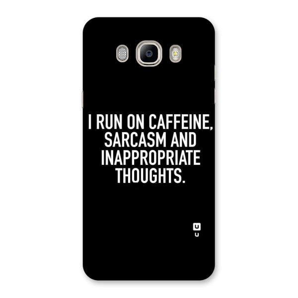 Sarcasm And Caffeine Back Case for Galaxy On8