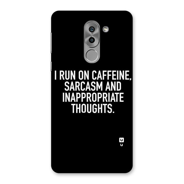 Sarcasm And Caffeine Back Case for Honor 6X