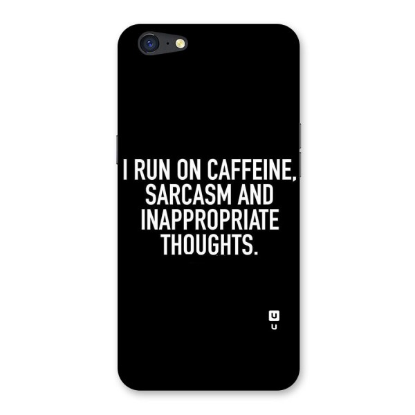 Sarcasm And Caffeine Back Case for Oppo A71