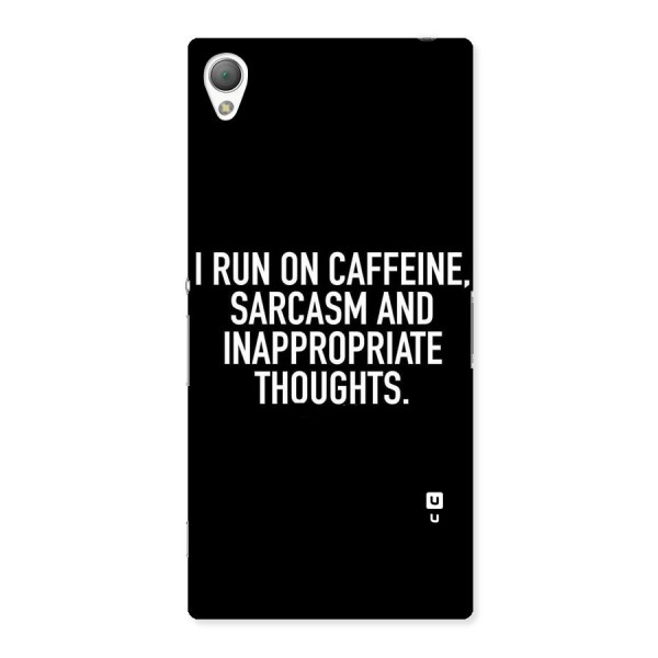Sarcasm And Caffeine Back Case for Sony Xperia Z3