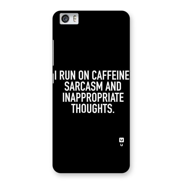 Sarcasm And Caffeine Back Case for Xiaomi Redmi Mi5