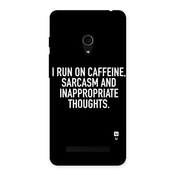 Sarcasm And Caffeine Back Case for Zenfone 5