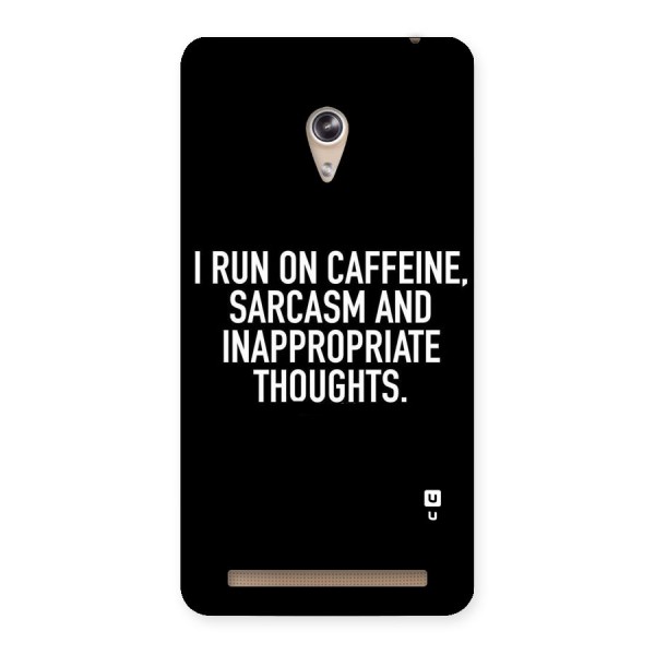 Sarcasm And Caffeine Back Case for Zenfone 6