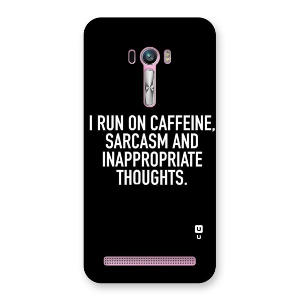 Sarcasm And Caffeine Back Case for Zenfone Selfie