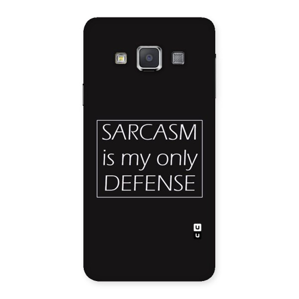 Sarcasm Defence Back Case for Galaxy A3