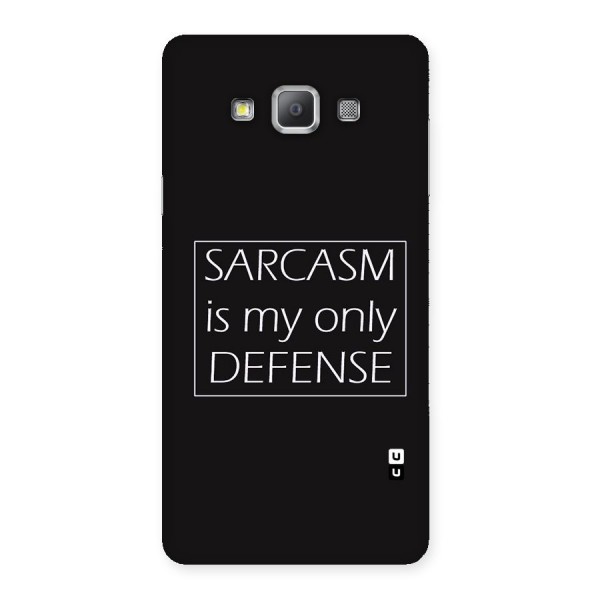 Sarcasm Defence Back Case for Galaxy A7
